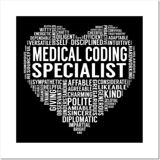 Medical Coding Specialist Heart Posters and Art